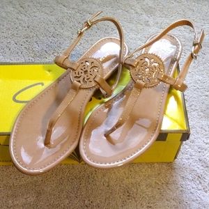 Circus by Sam Edelman CELIA Almond Patent Size 7